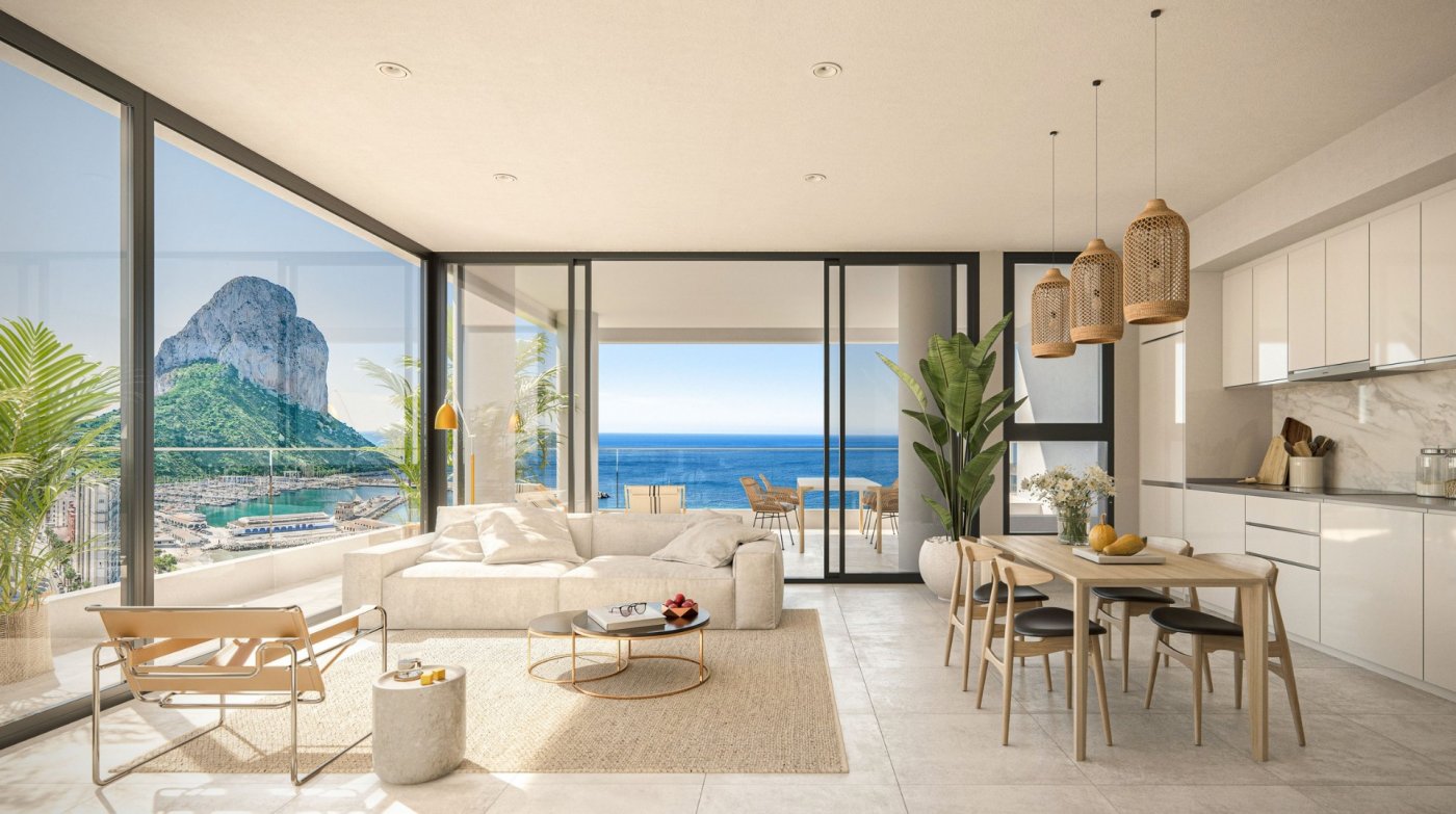 NOWE LUKSUSOWE PENTHOUSY Z WIDOKIEM NA MORZE W CALPE