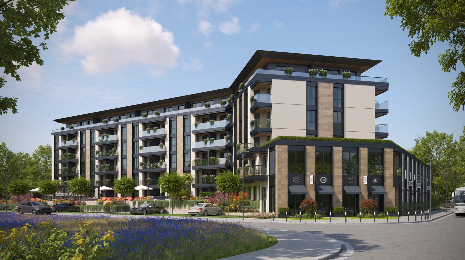 Emilia Romana Avenue, студия от застройщика, 209, 57,46 кв. м.