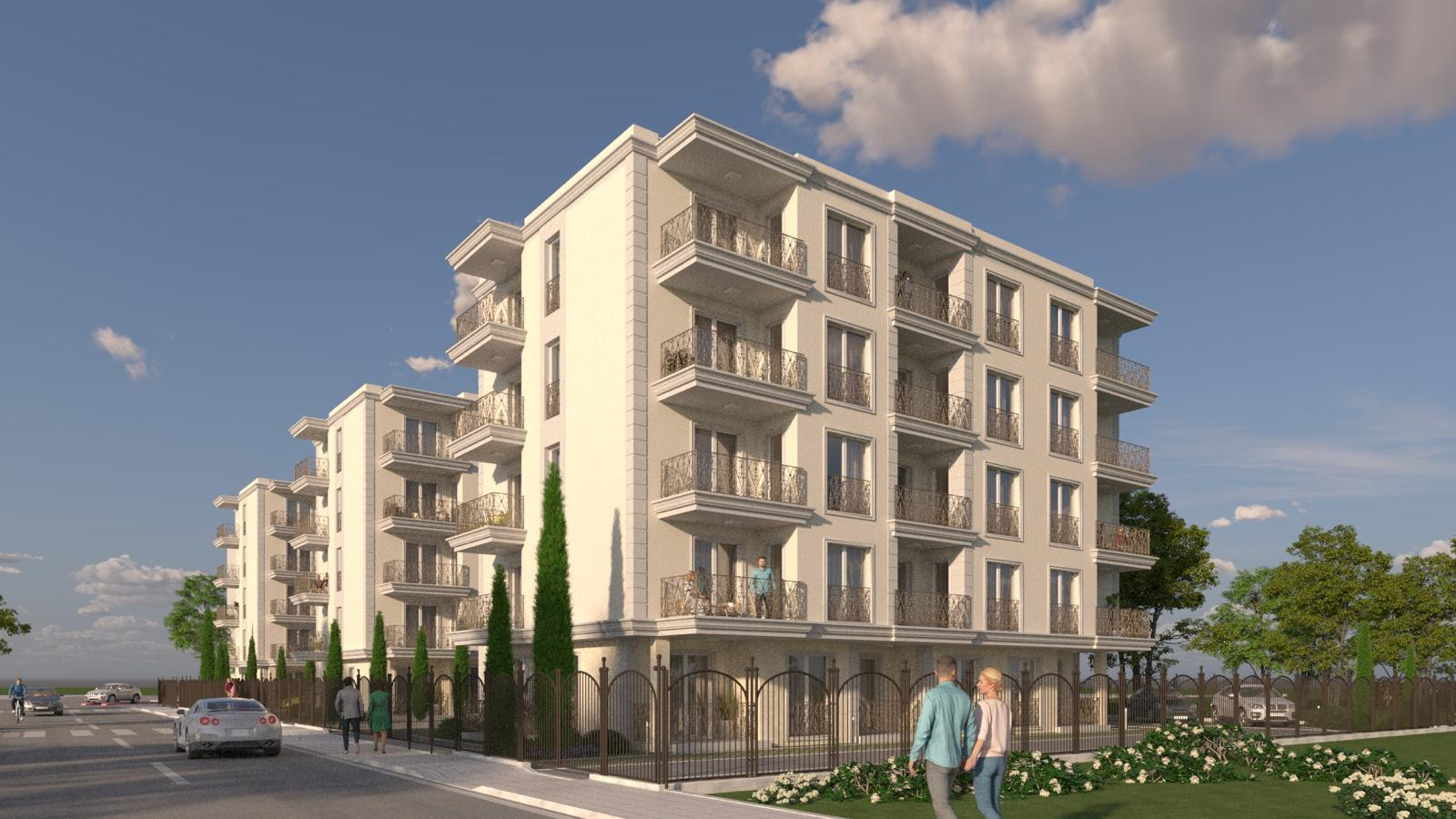 La Mer Silver Residence, studio apartment from the developer, S6, 38.61 sq m