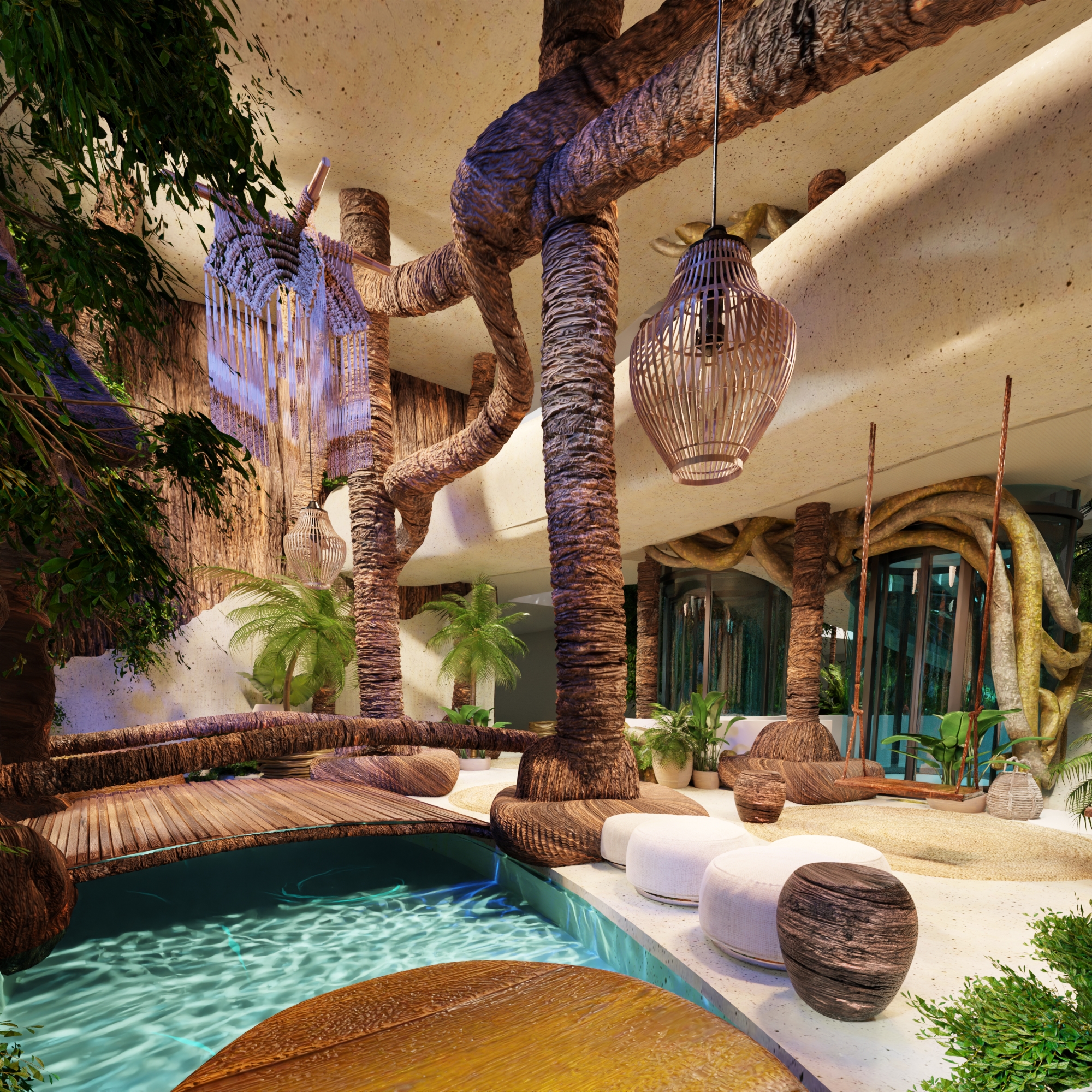 Wohnung im Herzen des Dschungels von Tulum, in der Nähe des Strandes. 