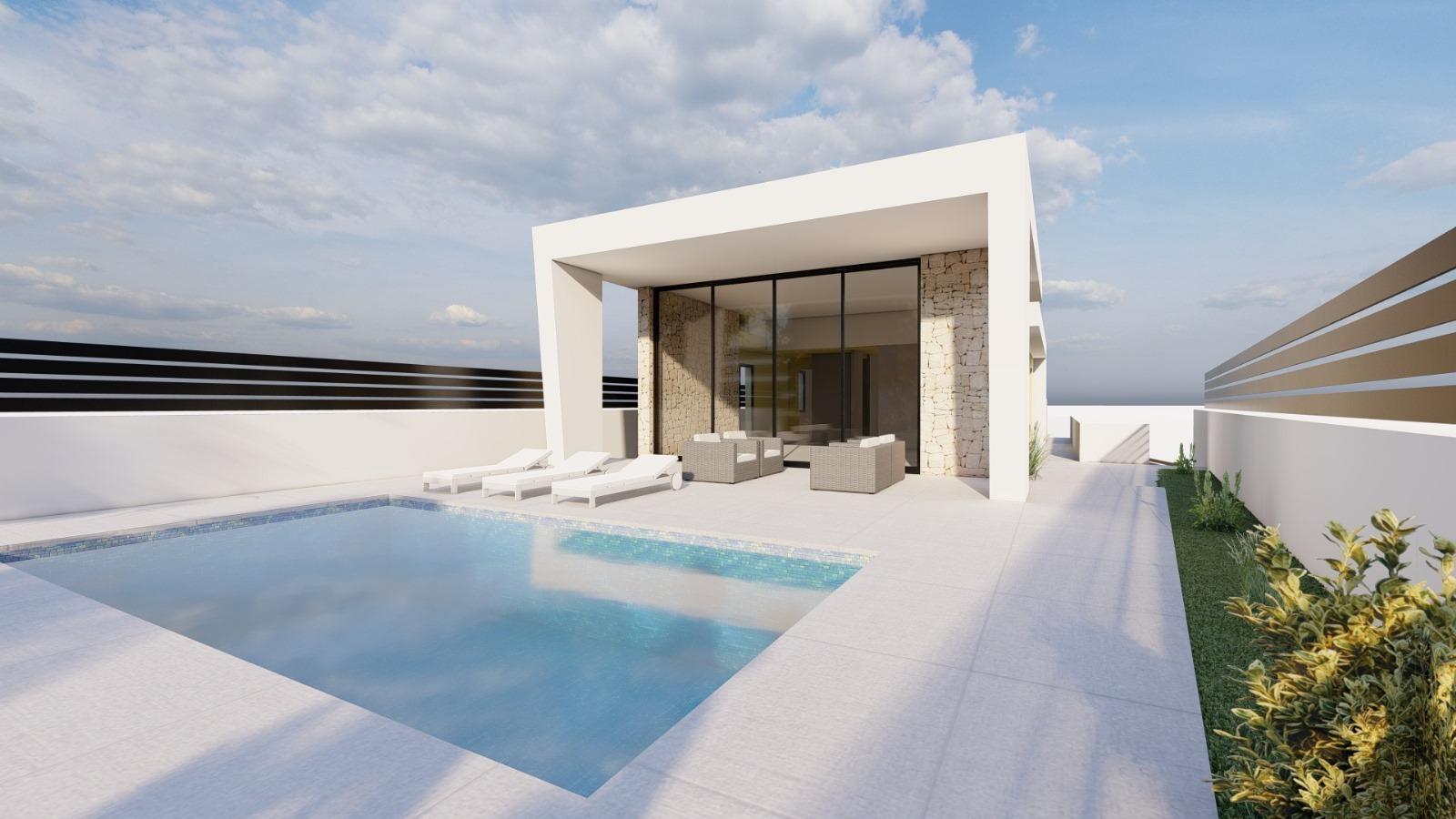 New-Build One-Story Villas with Private Pool in Torrevieja