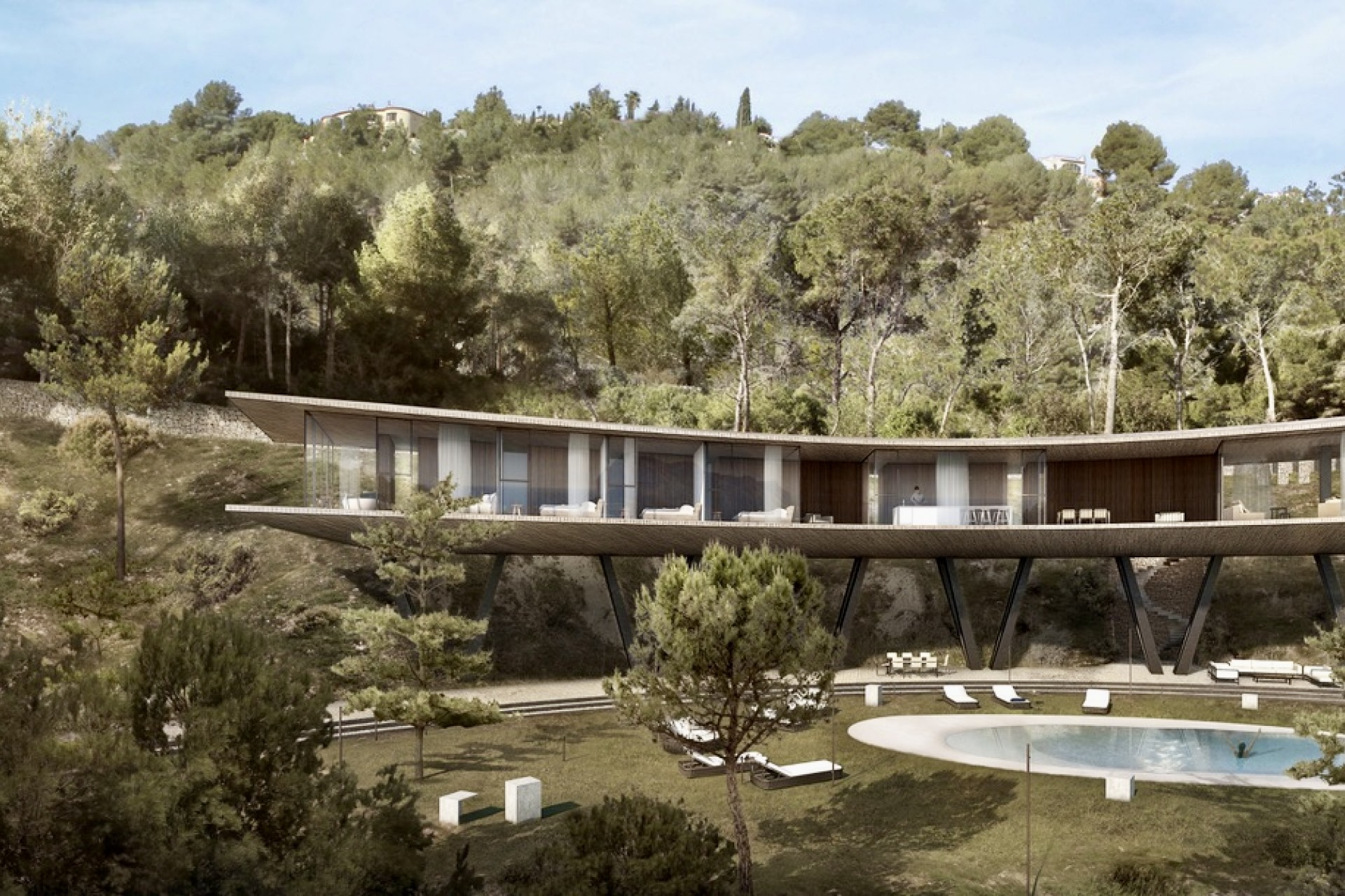 Роскошная авангардная вилла с видом на море в Бенисса Коста Бланка