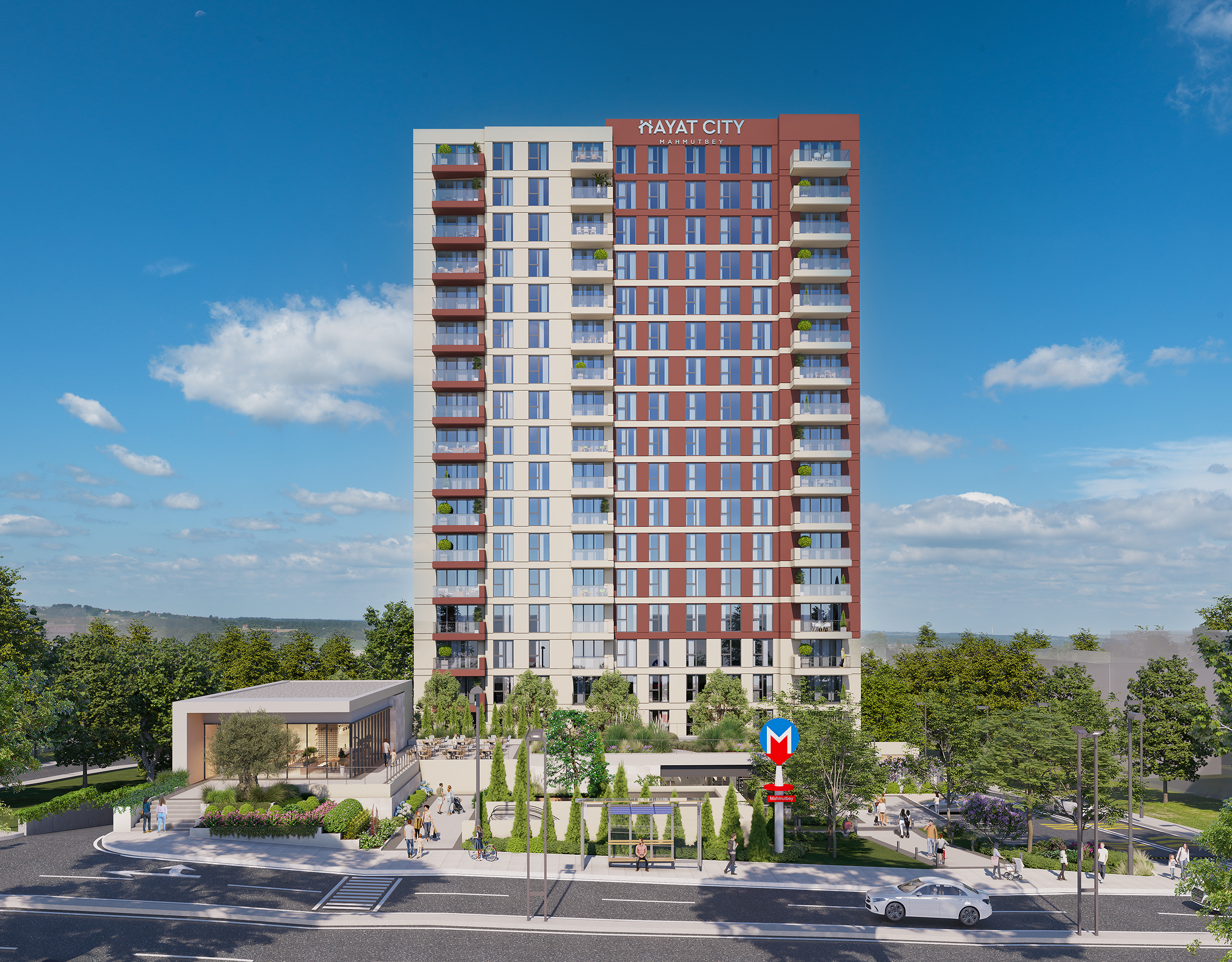 Jedna z najbardziej luksusowych i prestiżowych inwestycji w dzielnicy Mahmutbey (Bağcılar).   