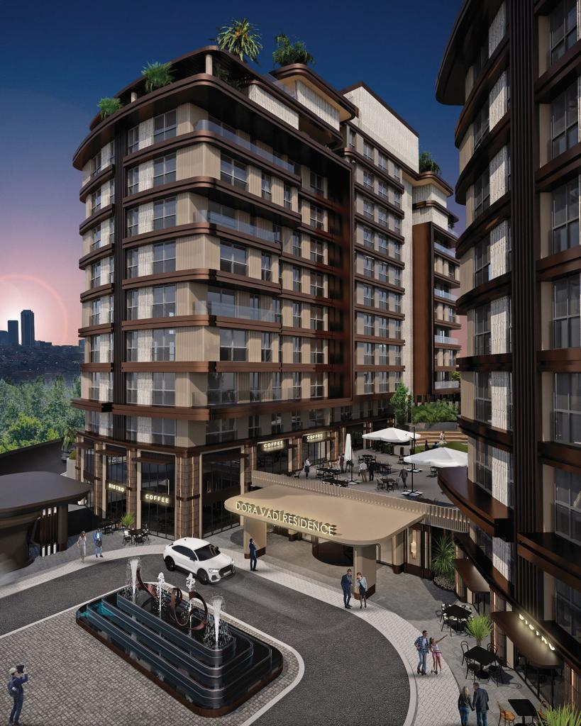 Luksusowy kompleks mieszkaniowy z panoramicznym widokiem na las – Kağıthane, Stambuł