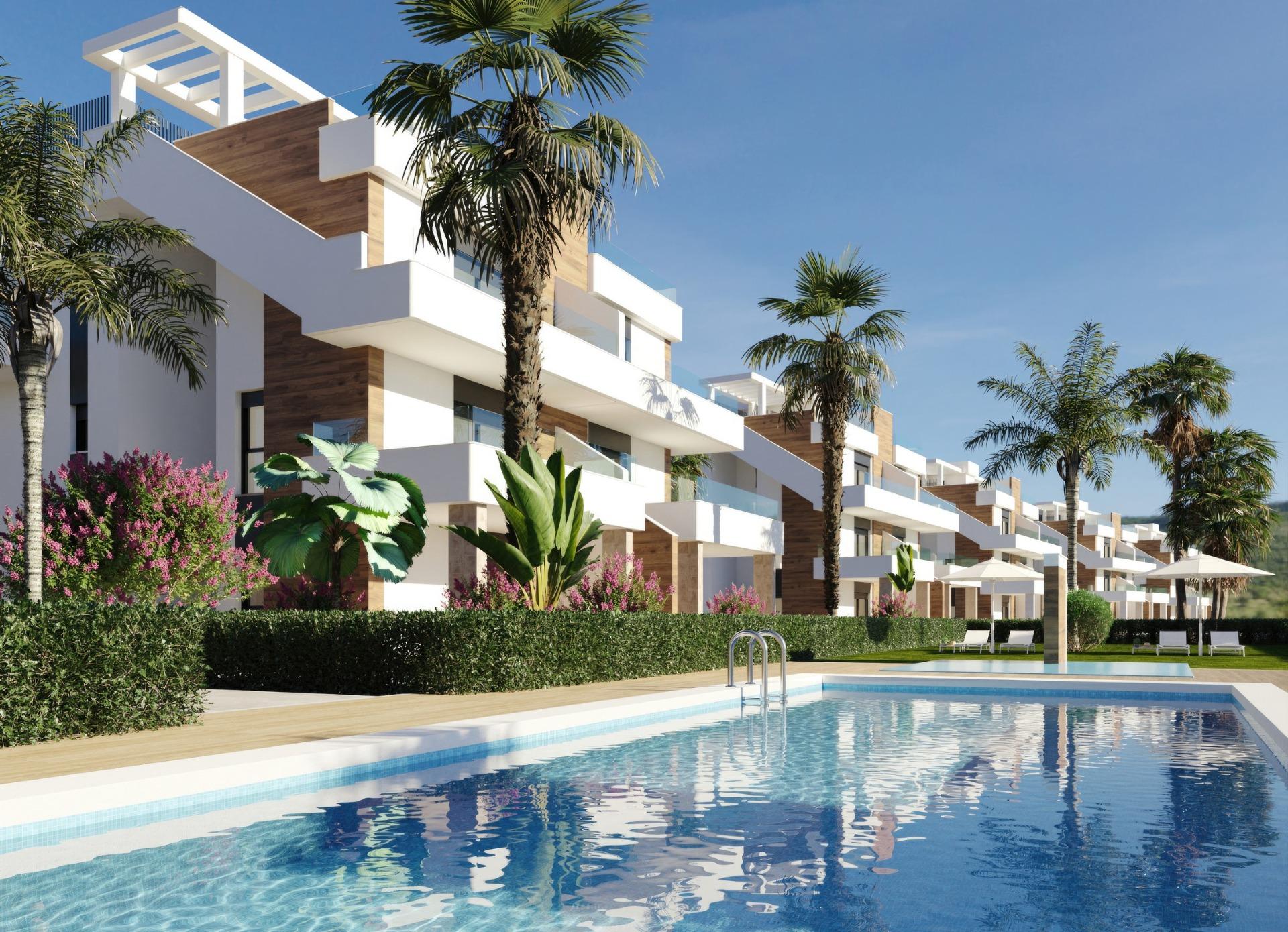 Apartamenty w nowym budownictwie w Hacienda del Álamo Golf Resort, Murcja