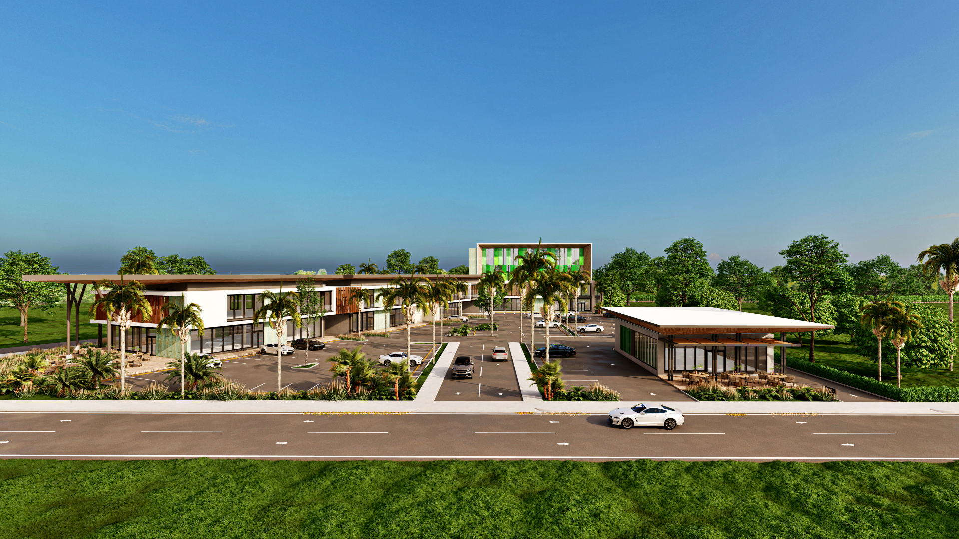 Gewerbeimmobilien zum Verkauf neben der Innenstadt von Bavaro in Punta Cana.