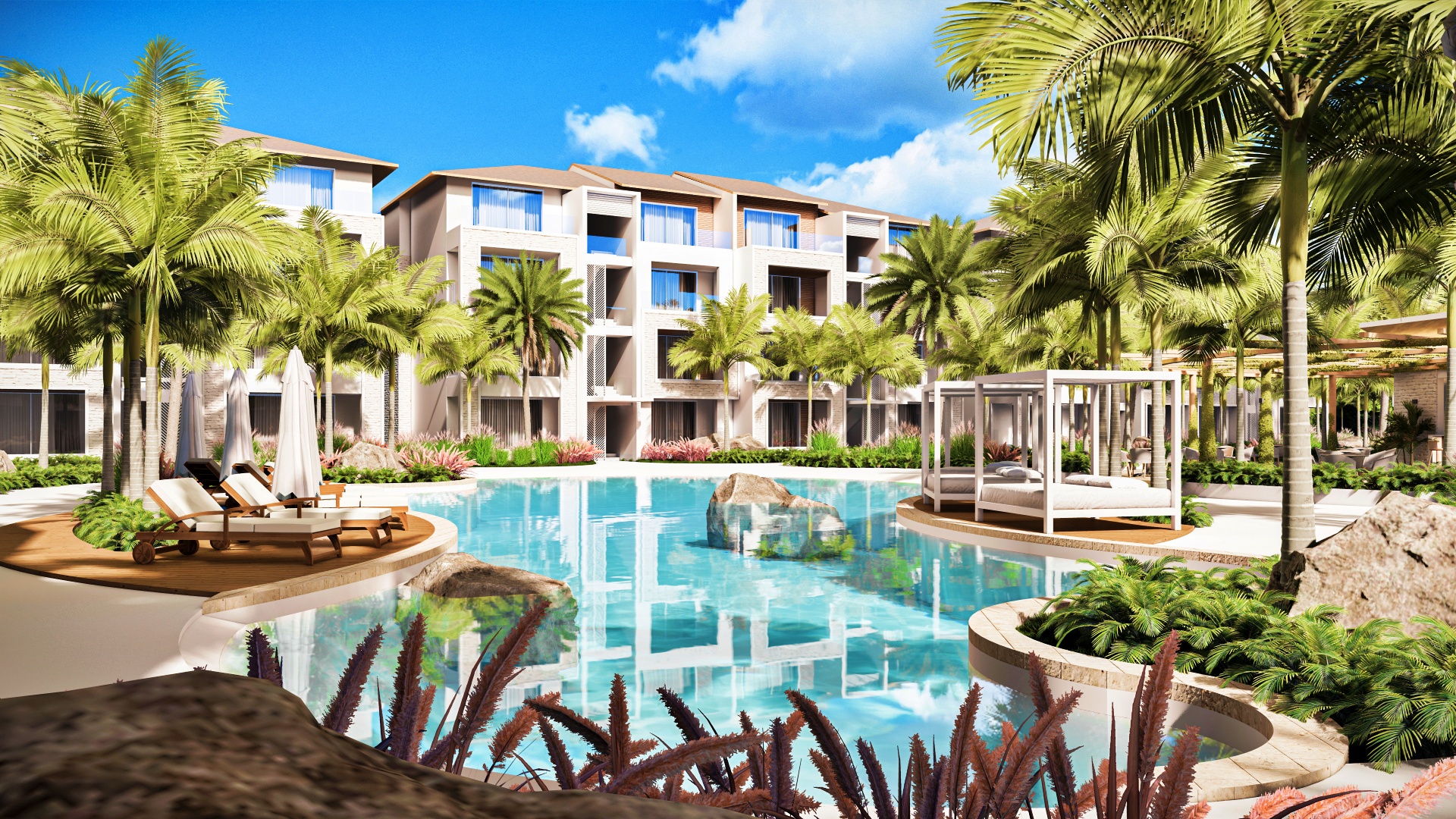 Studios, 1- und 2-Schlafzimmer-Eigentumswohnungen in Dominicus Bayahibe