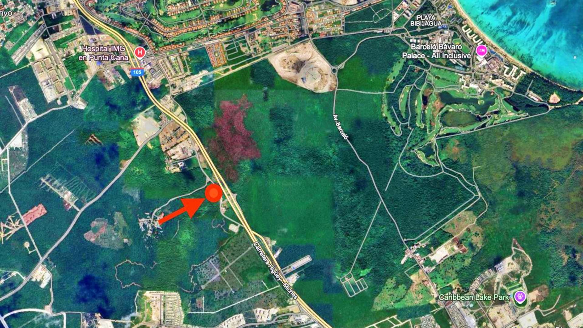 Erstklassiges Gewerbegrundstück in der Nähe des Stadtzentrums von Punta Cana 1.080 m² (11.625 SQ.FT) am Boulevard Turístico