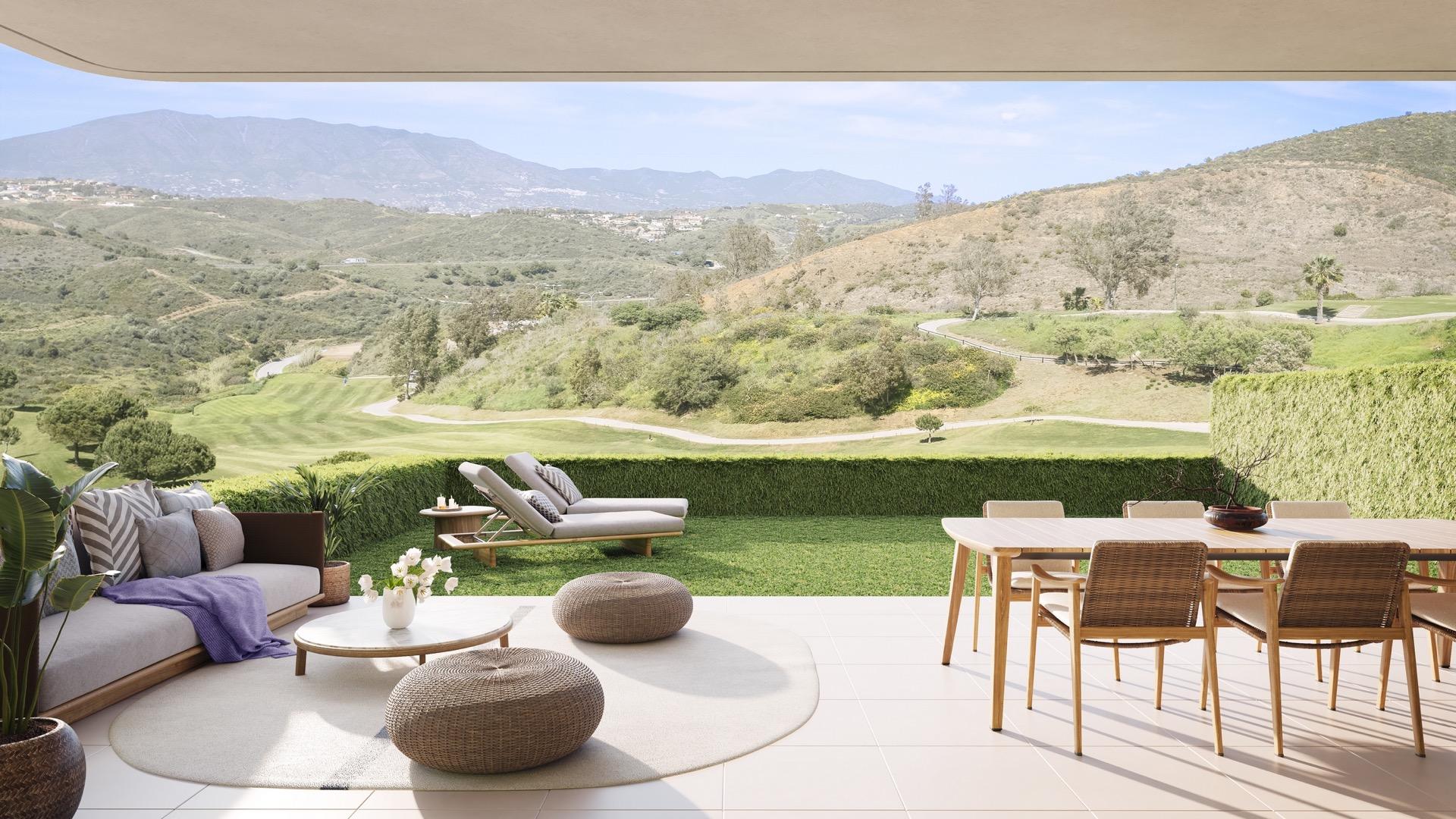 КВАРТИРЫ С ВИДОМ НА МОРЕ ИЛИ ПОЛЕ ДЛЯ ГОЛЬФА В КОСТА-ДЕЛЬ-СОЛЬ