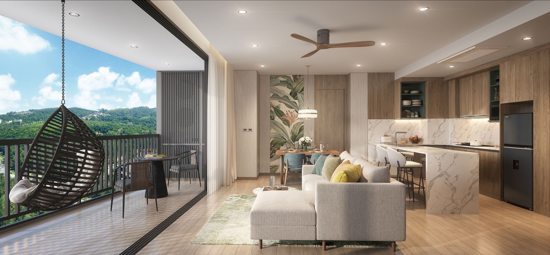 Skypark Elara Lakelands - 2 pokoje dwuosobowe