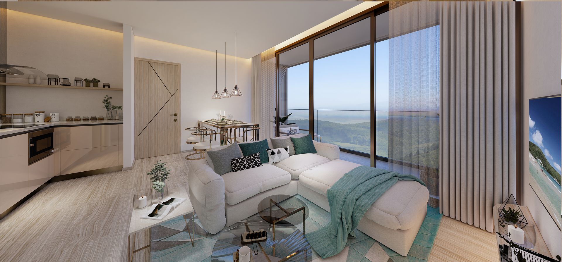 The ONE Naiharn - Apartament z 2 sypialniami