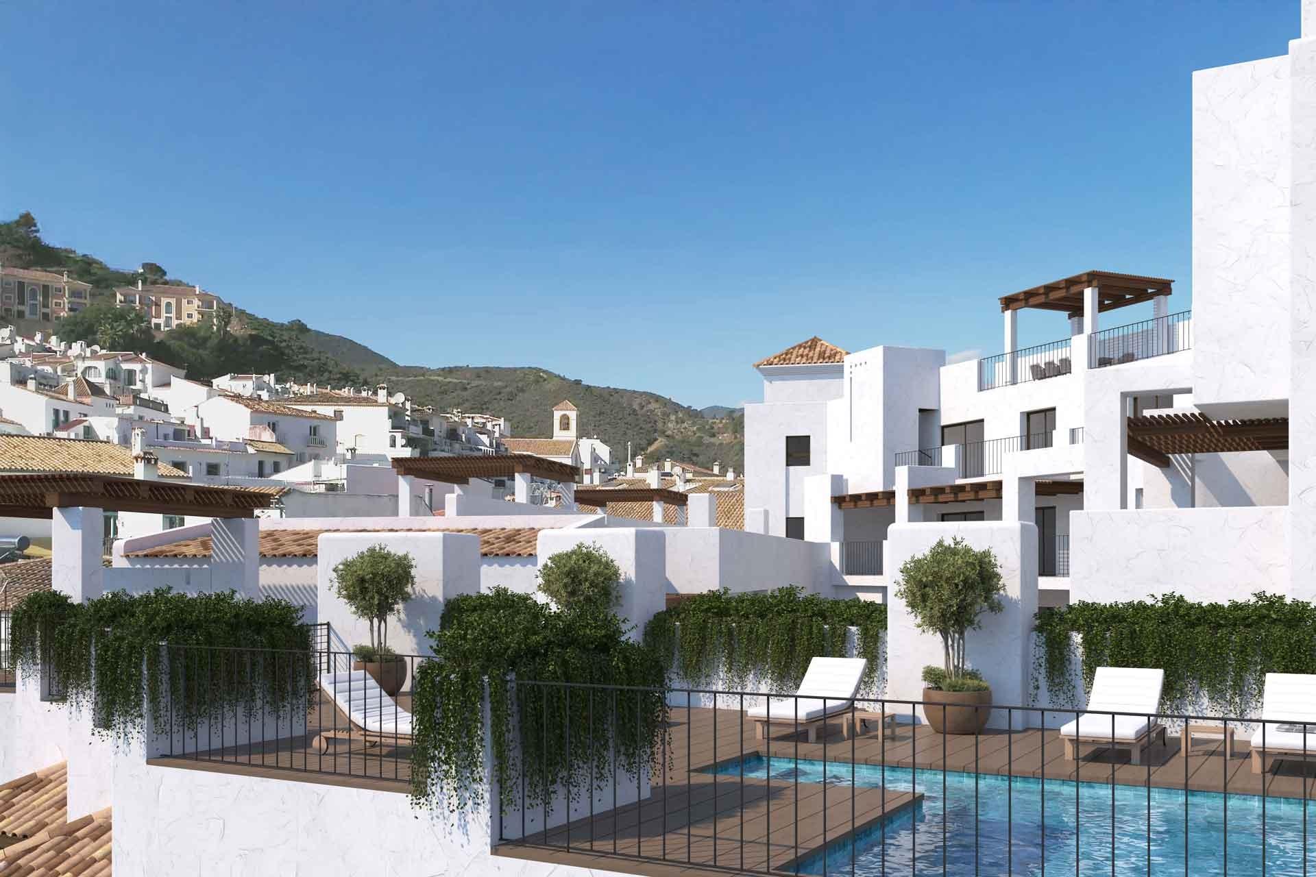Nowe apartamenty i penthouse'y na sprzedaż w samym sercu Benahavís, Costa del Sol