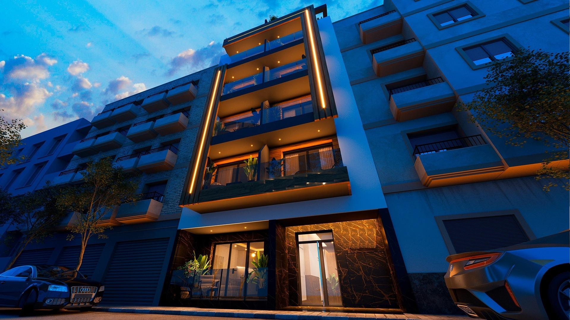 Nowoczesne apartamenty zaledwie 250 m od plaży Playa del Cura w Torrevieja