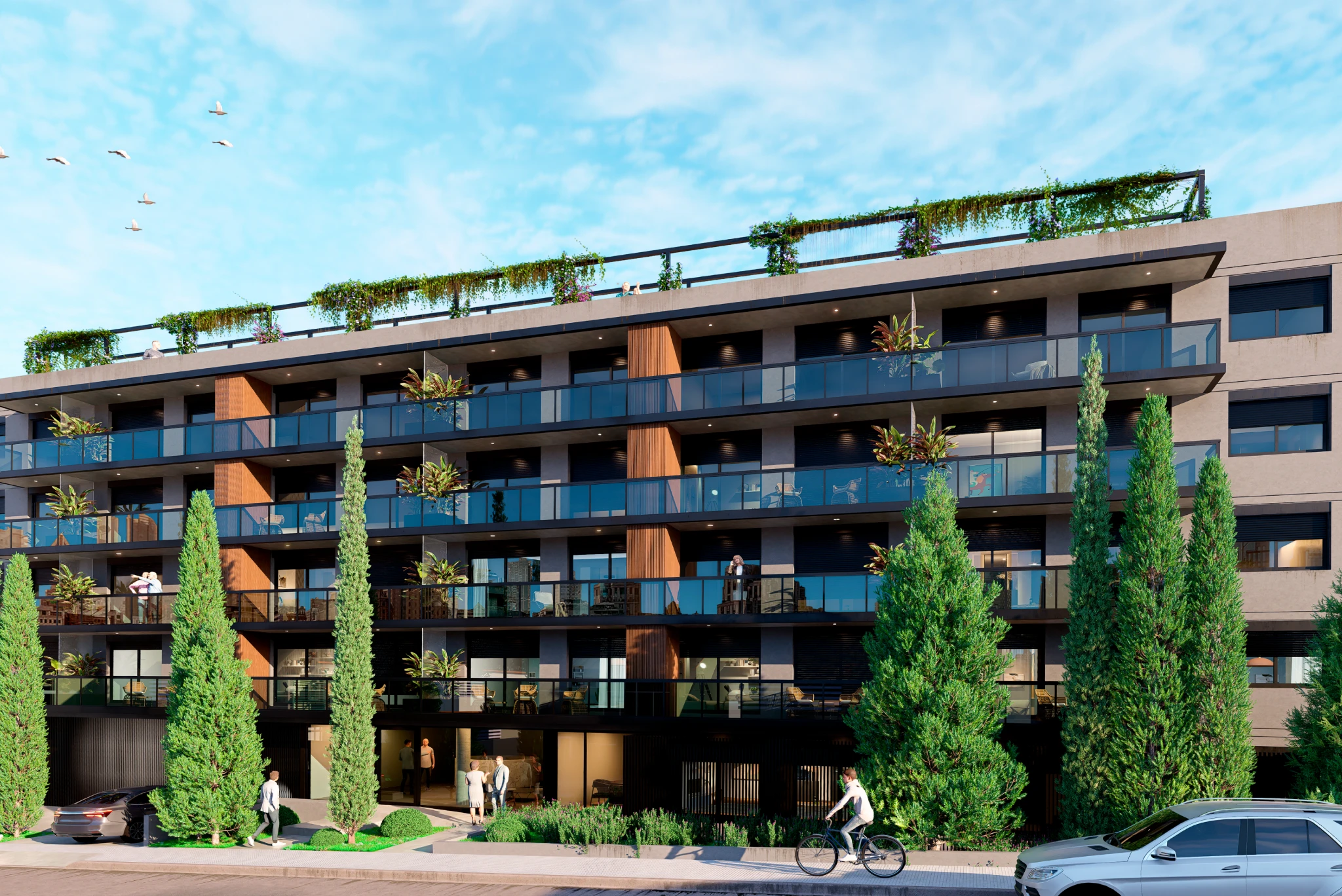 127 квартир на 4 уровнях