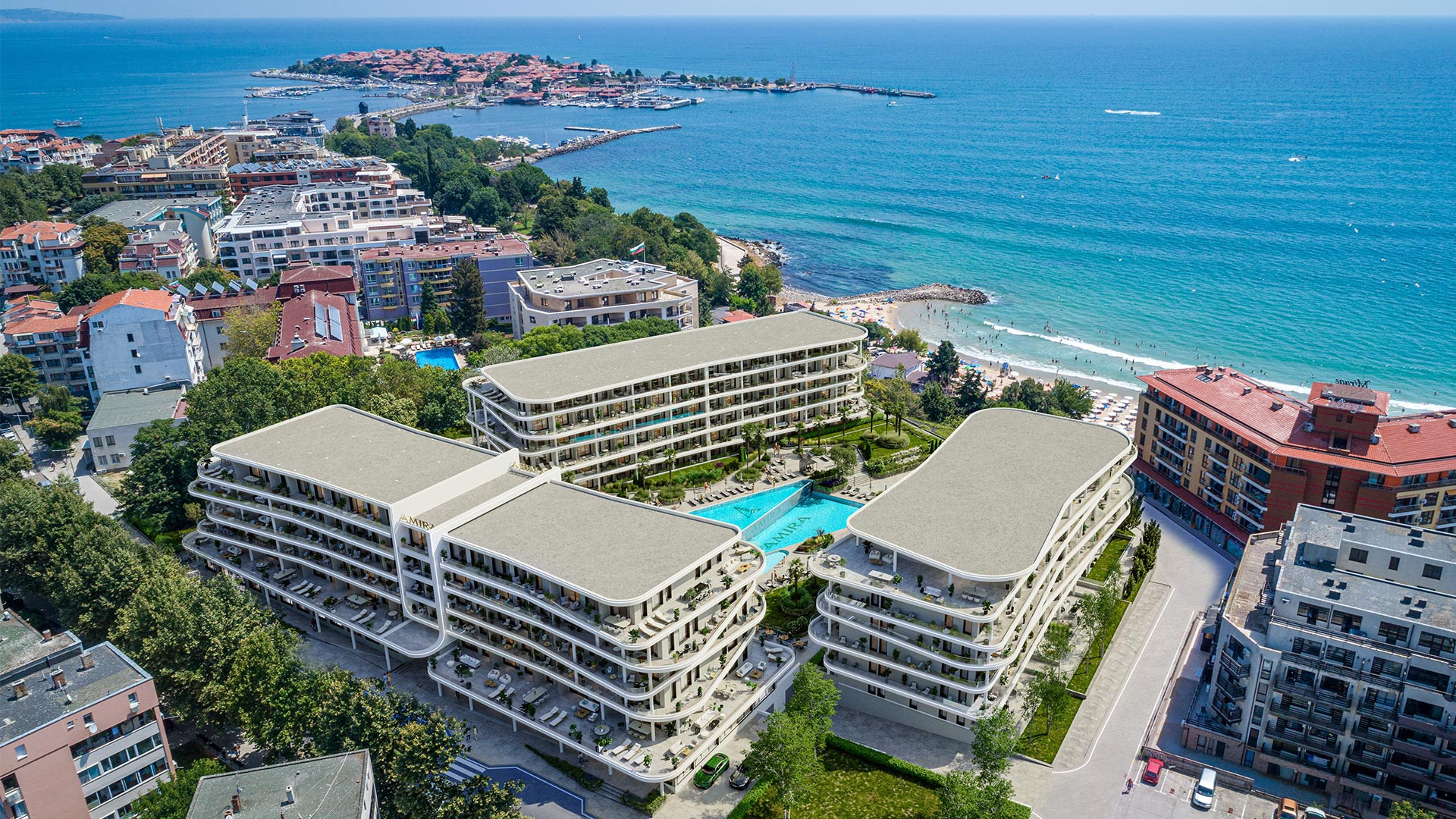 Amira Sea Residence, квартира с 1 спальней от застройщика, 2, 65 кв. м.