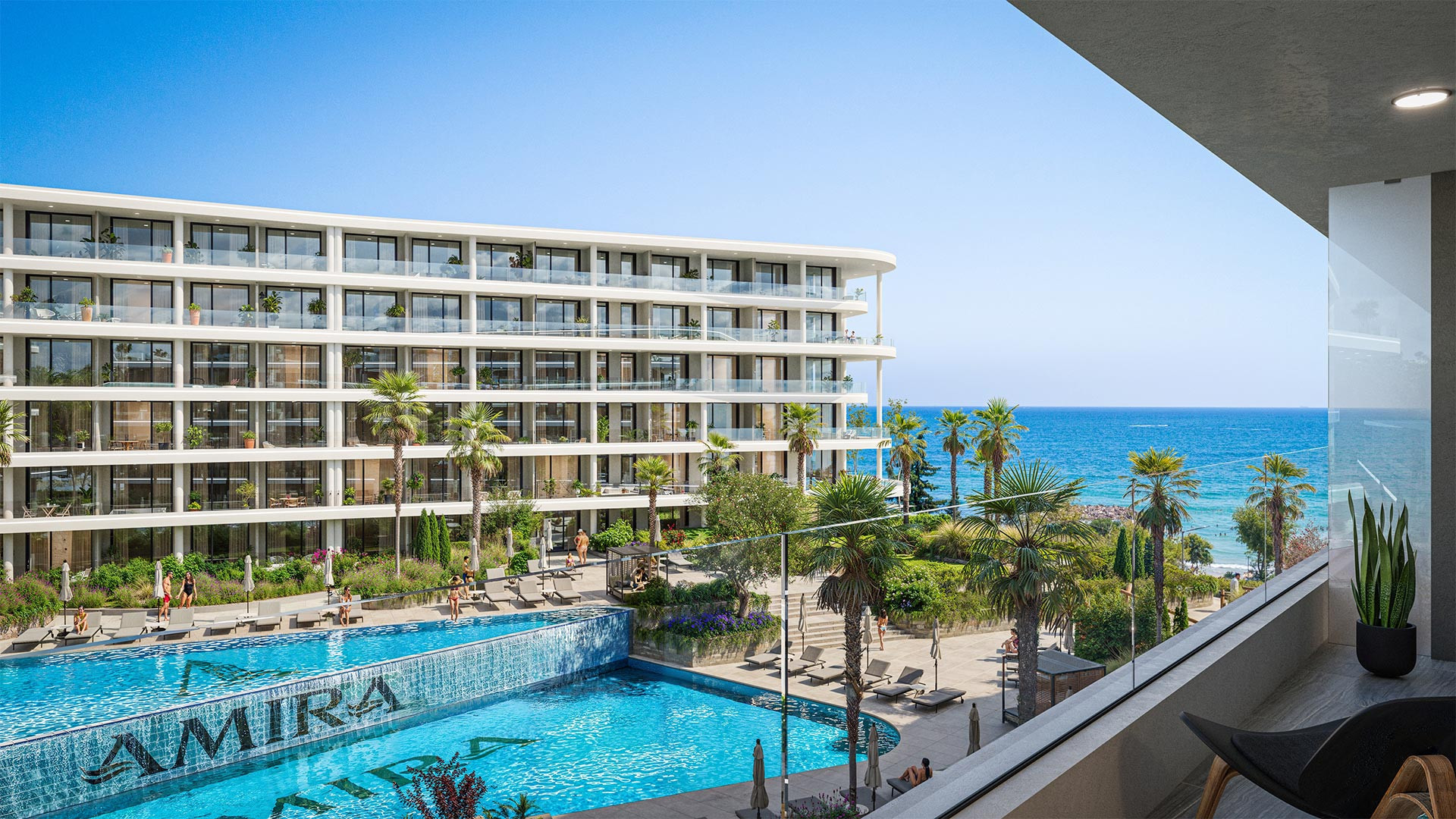 Amira Sea Residence, квартира с двумя спальнями от застройщика, 3, 85 кв. м.