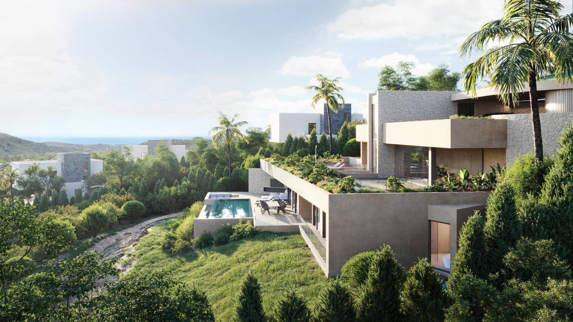 Роскошная недавно построенная вилла в Монте-Майор, Бенахавис - природа, уединение и вид на море