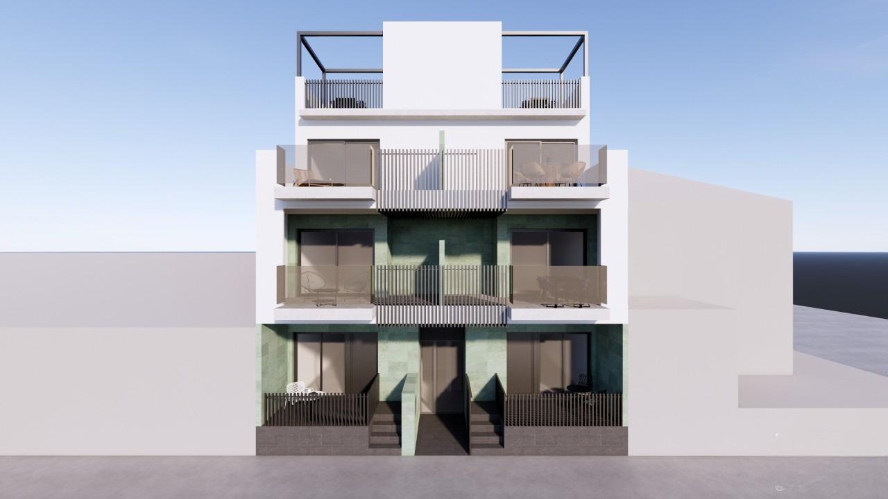 New Mediterranean Apartments Just 100 m from the Beach in Torre de la Horadada