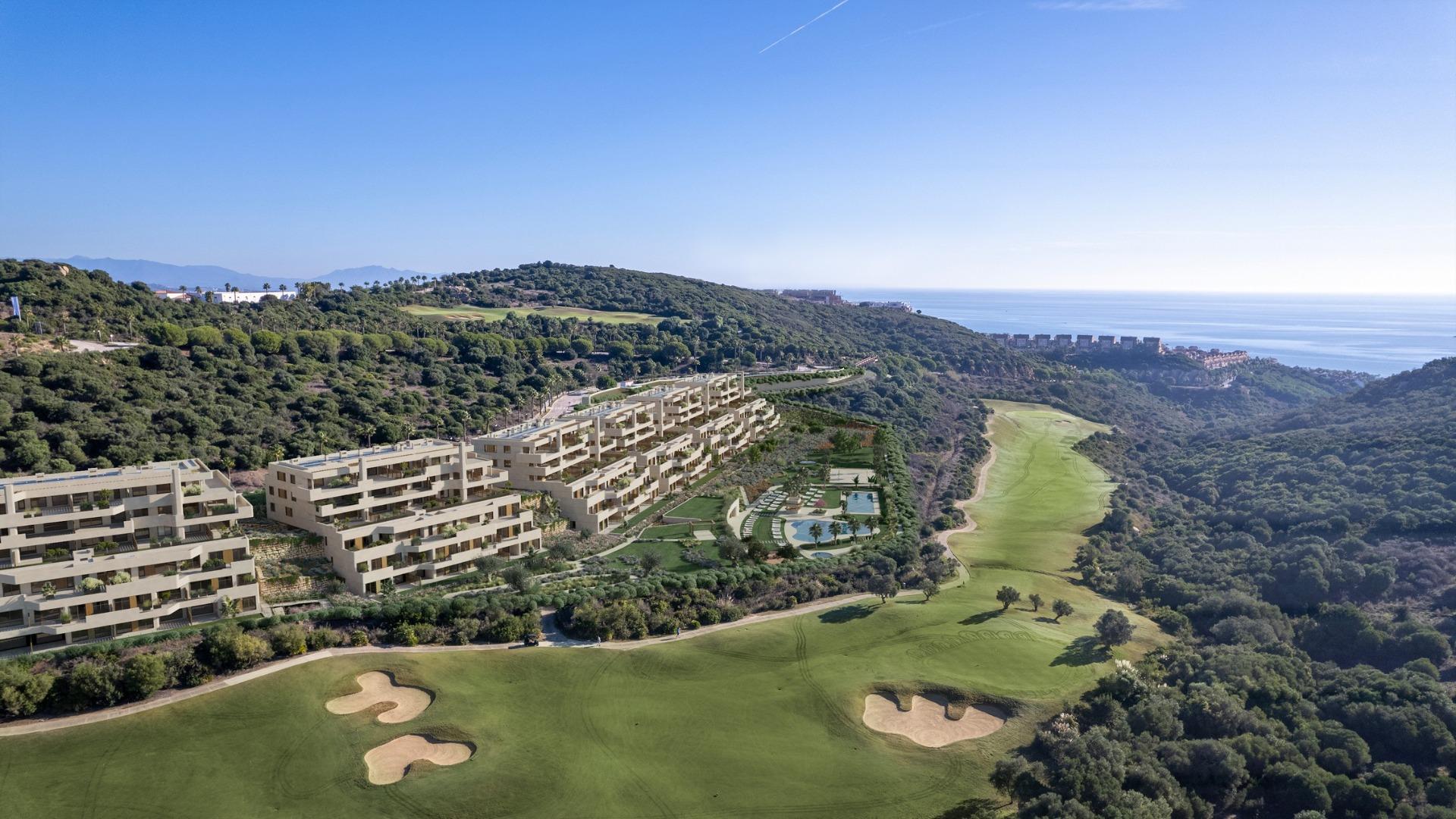 Эксклюзивный новый жилой комплекс в Ла Алькаидеса с видом на море и поле для гольфа