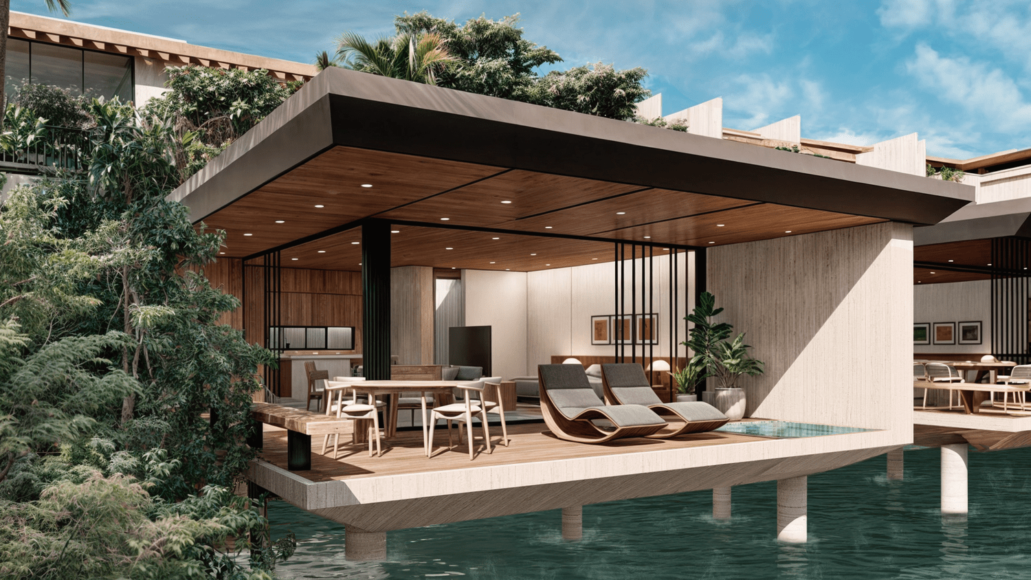 Exclusive waterfront villas - luxury in pure form