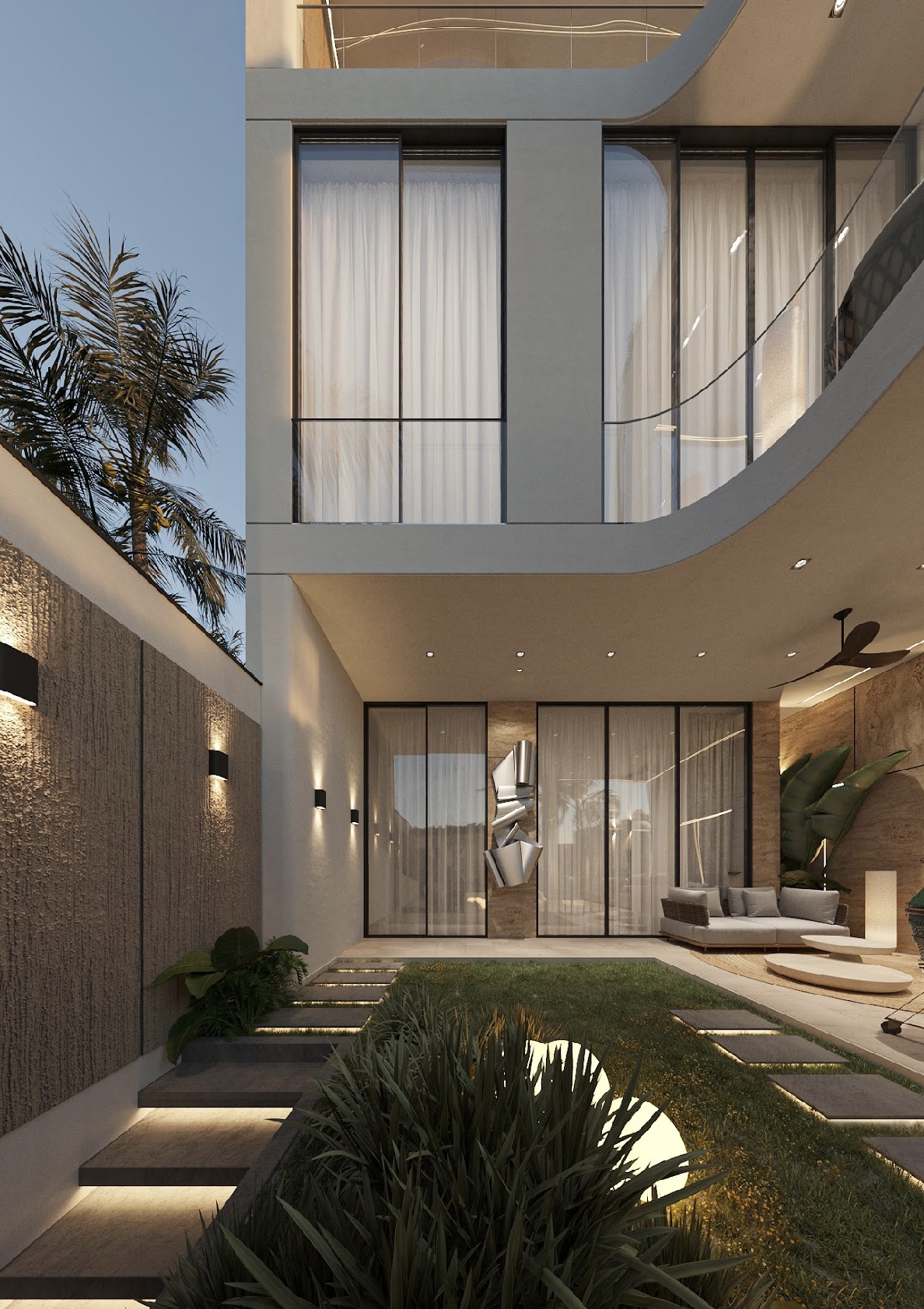 3 bedroom villa Seseh ocean view