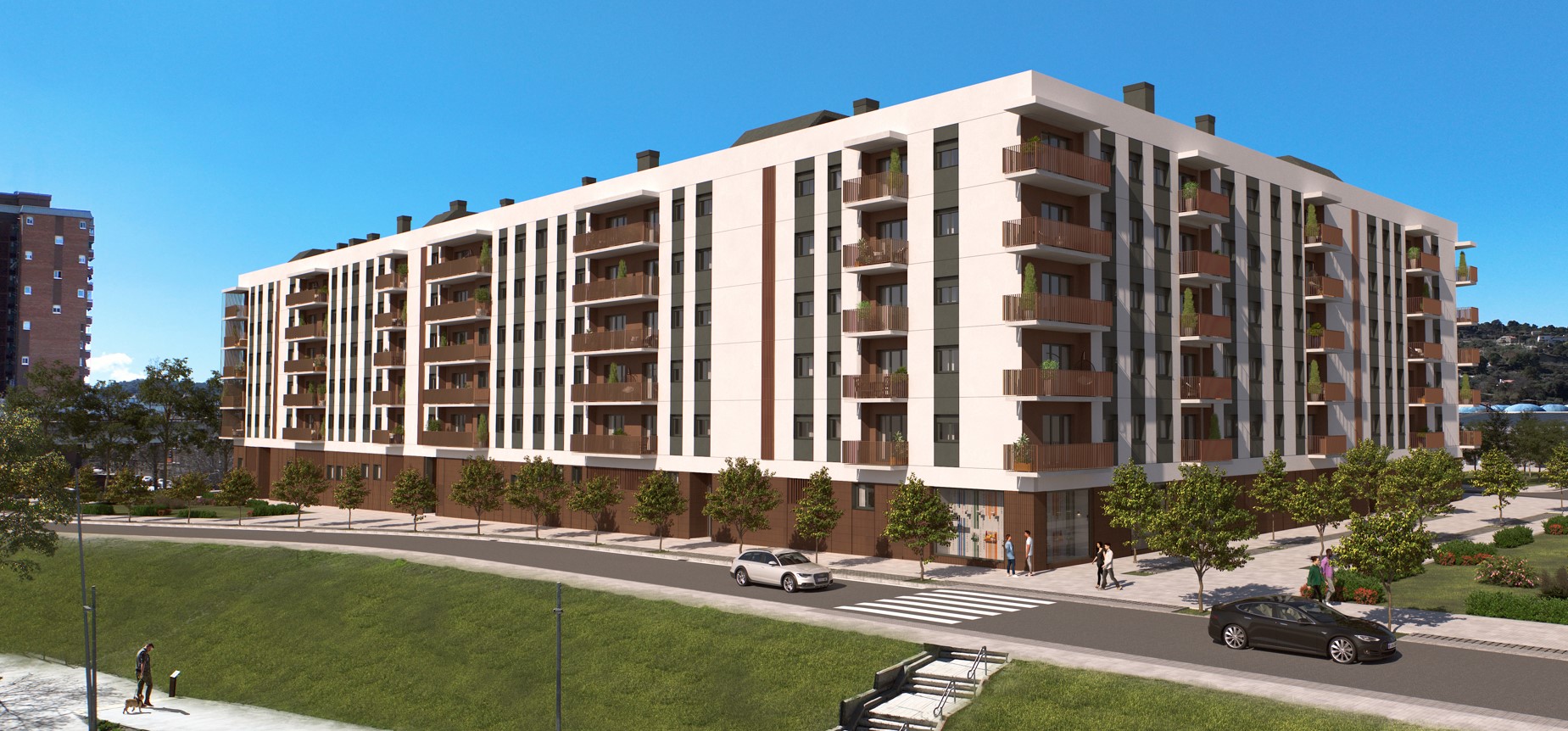 Новые квартиры рядом с парком в Террассе