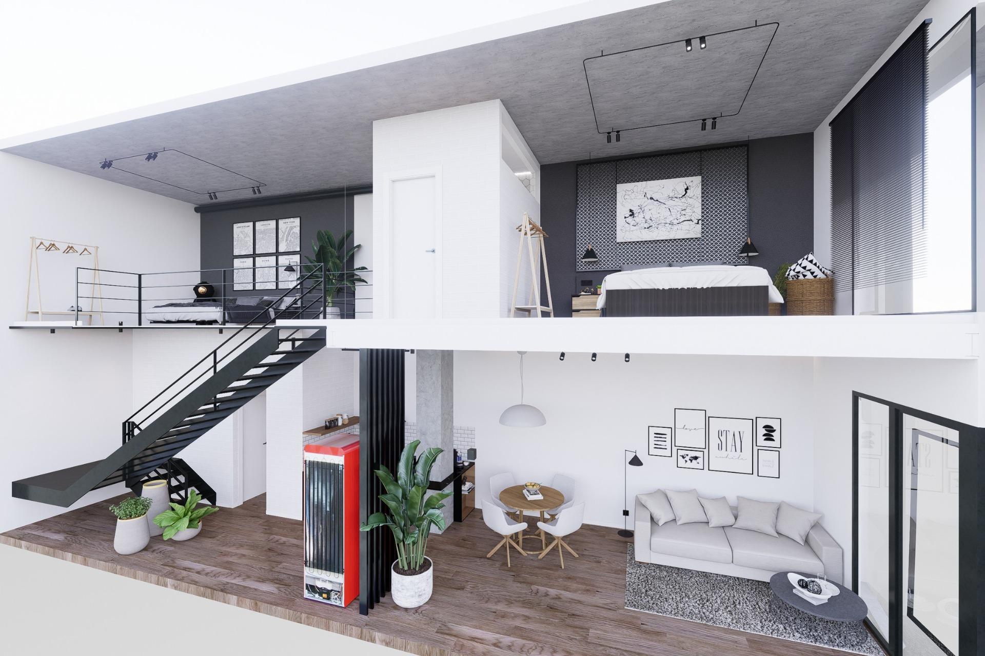 Nowoczesne apartamenty typu loft w centrum Alicante