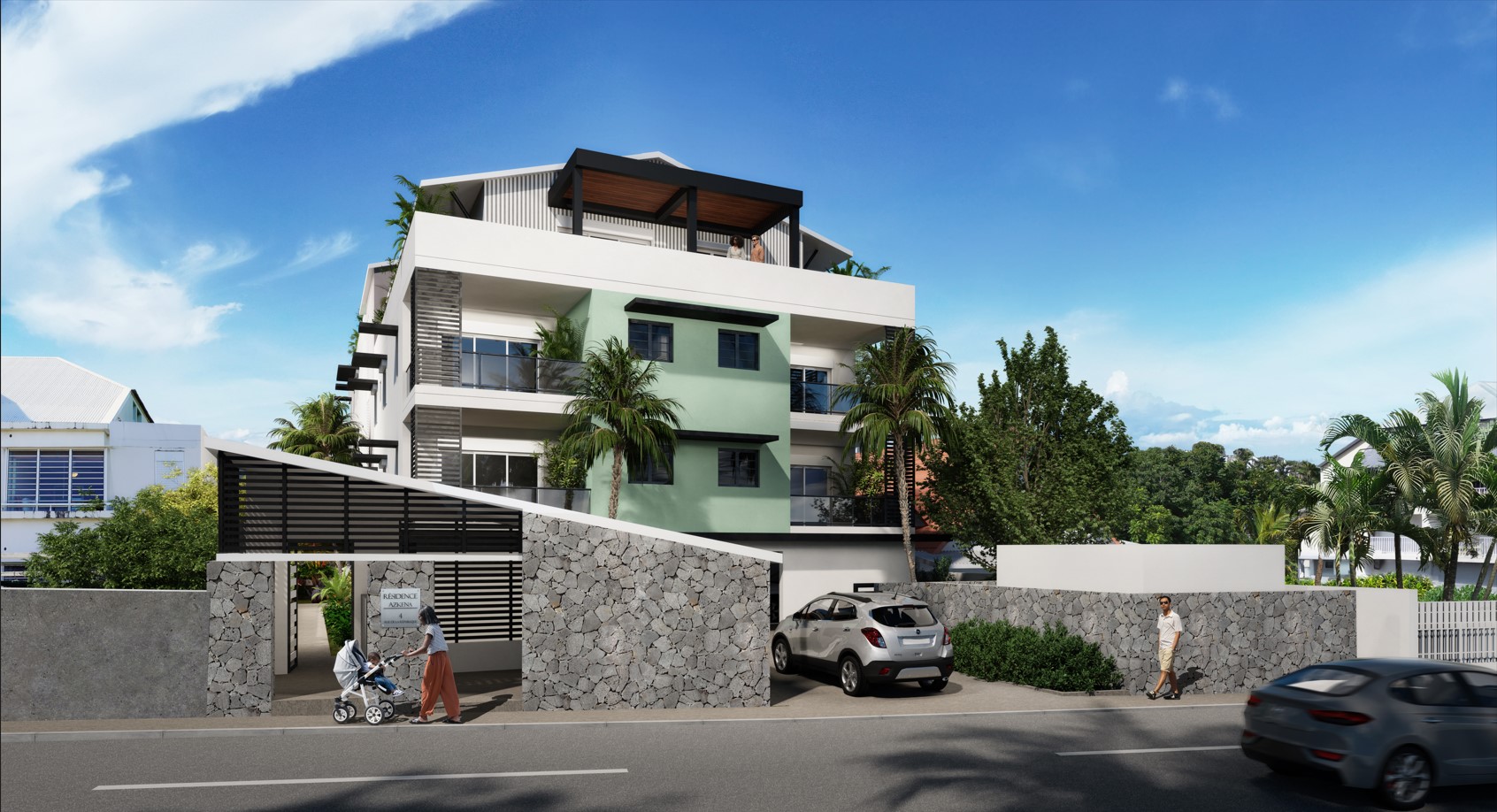 AZKENA - modern apartments in Saint-Pierre