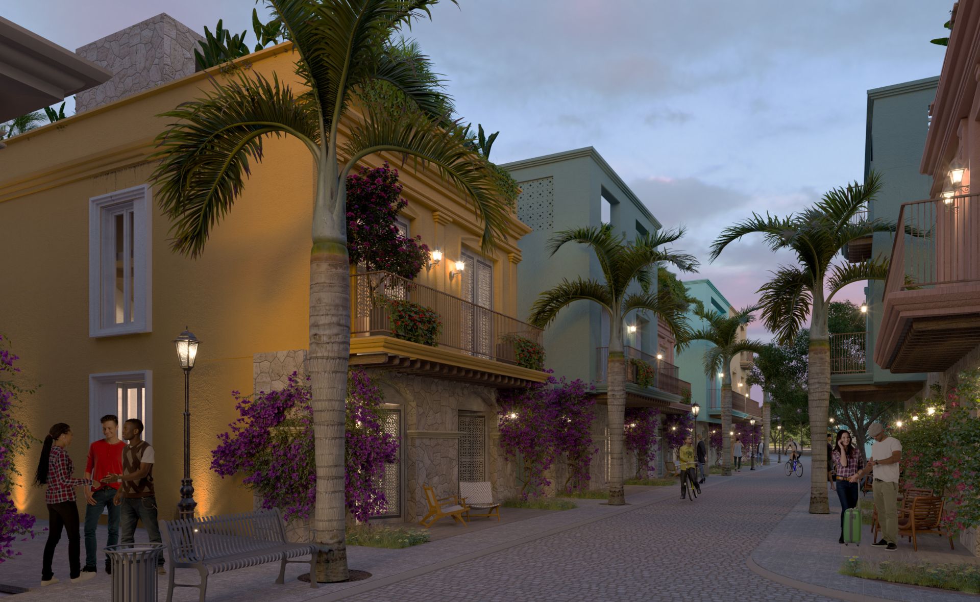 Treten Sie ein in einen Ort, an dem Kultur und Komfort zusammenkommen - diese außergewöhnliche Wohnanlage verbindet den Charme der karibischen