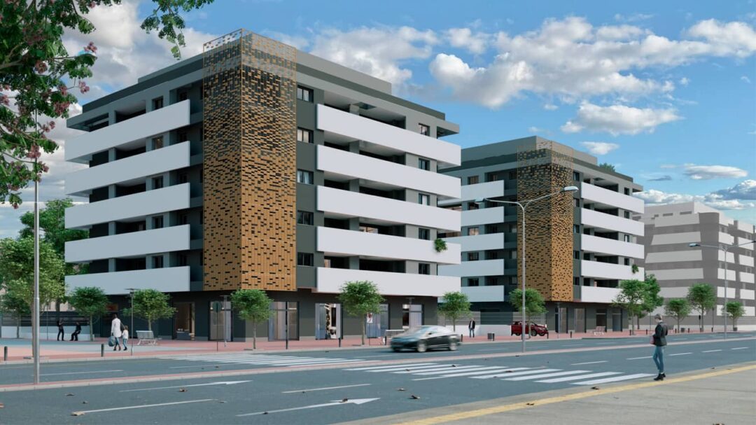 Мы представляем новый жилой комплекс, расположенный на первой линии одного из главных проспектов Мурсии.