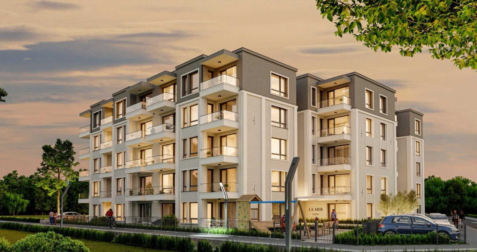 La Mer House, квартира с 1 спальней от застройщика, 65, 53,56 кв. м.