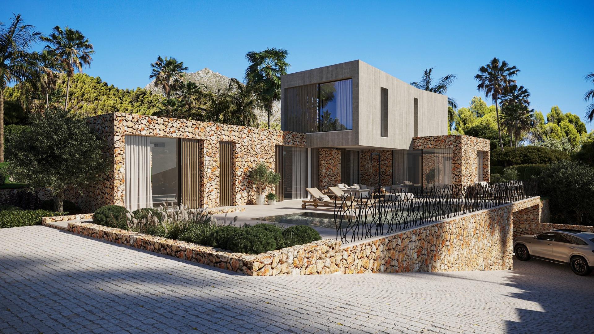 Moderne, neu gebaute Villa mit luxuriösen Annehmlichkeiten in Javea