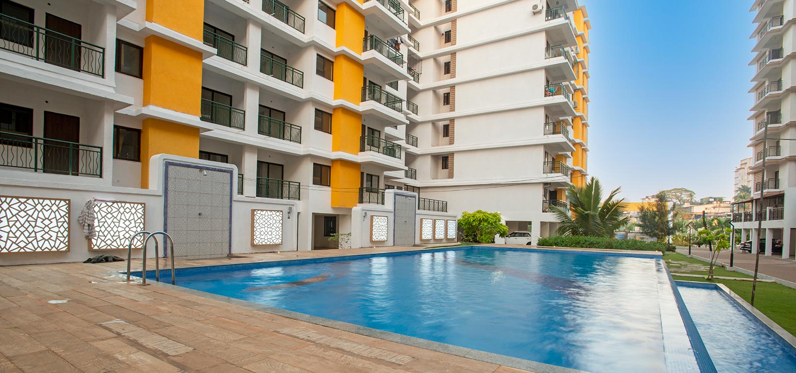 Moderne Apartments in einer der besten Lagen der Hauptstadt Goas.