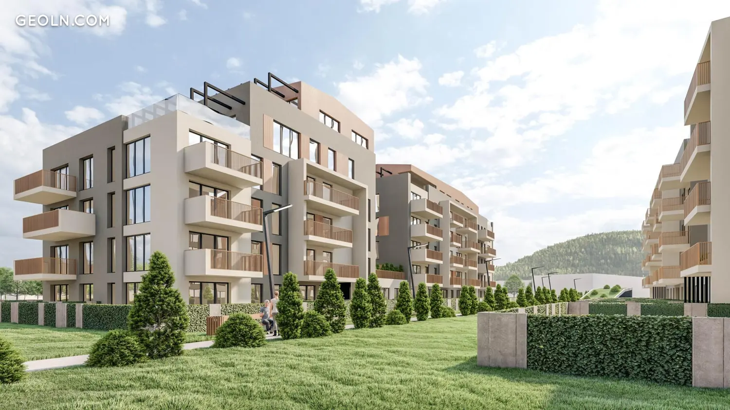 Green neighborhood of modern apartments - Novi Vrtovi