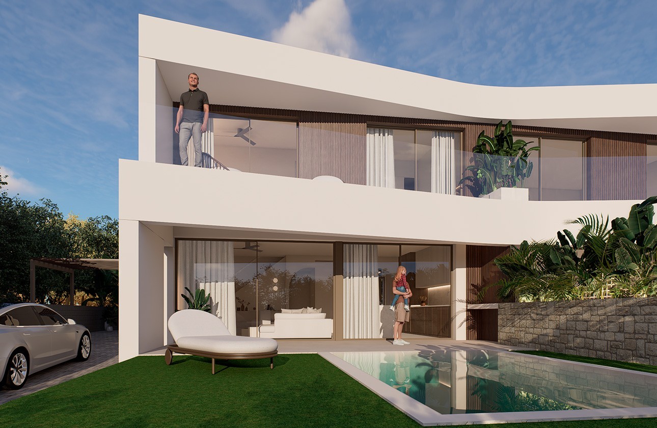 NOWA WILLA BLIŹNIACZA Z PRYWATNYM BASENEM