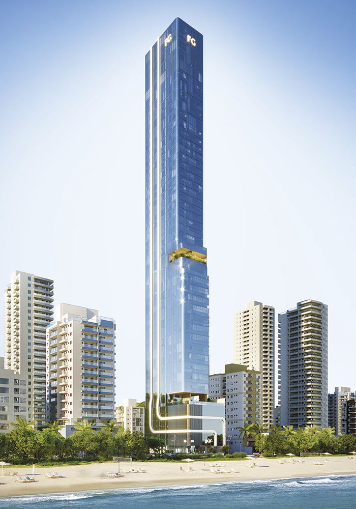 Blue View Tower is a project for clients who do not recognize compromise.