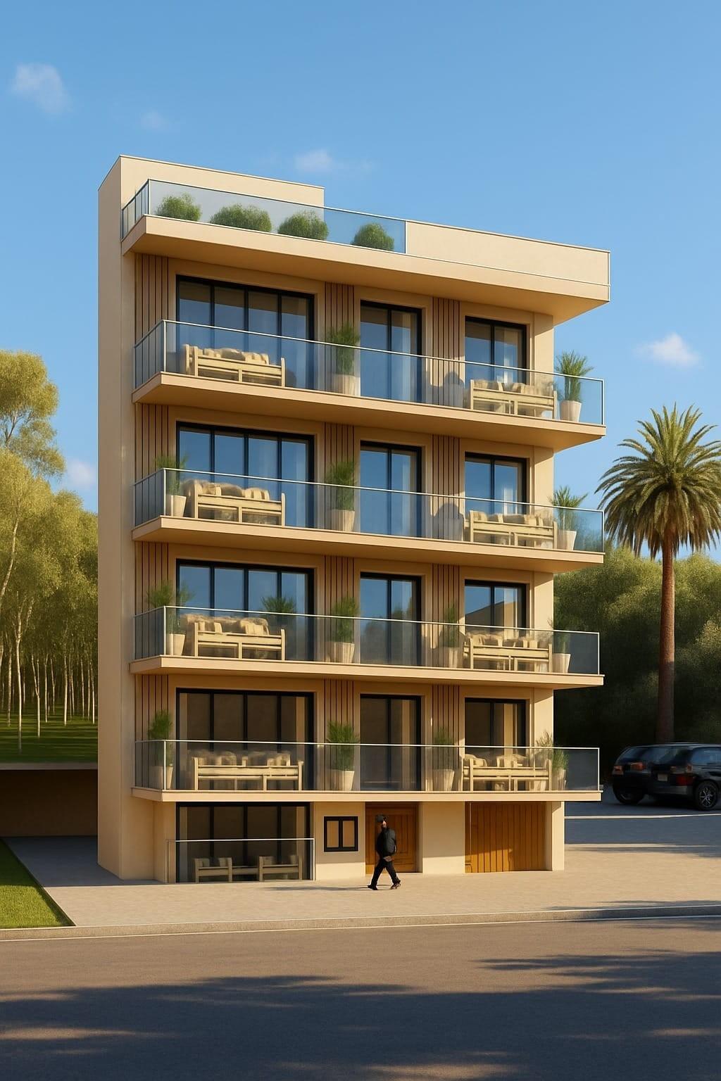 New tourist apartments near the beach in Lo Pagan, San Pedro del Pinatar