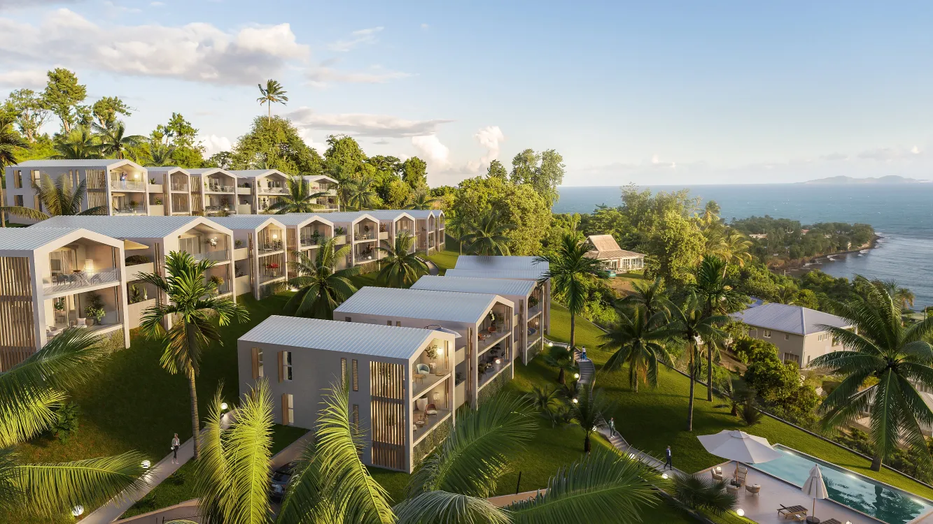 Prestiżowa rezydencja z panoramicznym widokiem na morze i archipelag Les Saintes